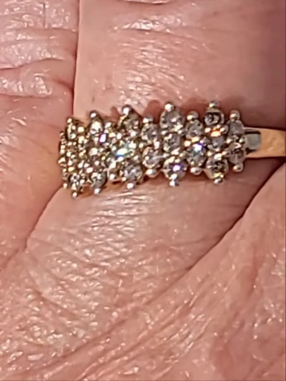 Champagne Diamond Ring